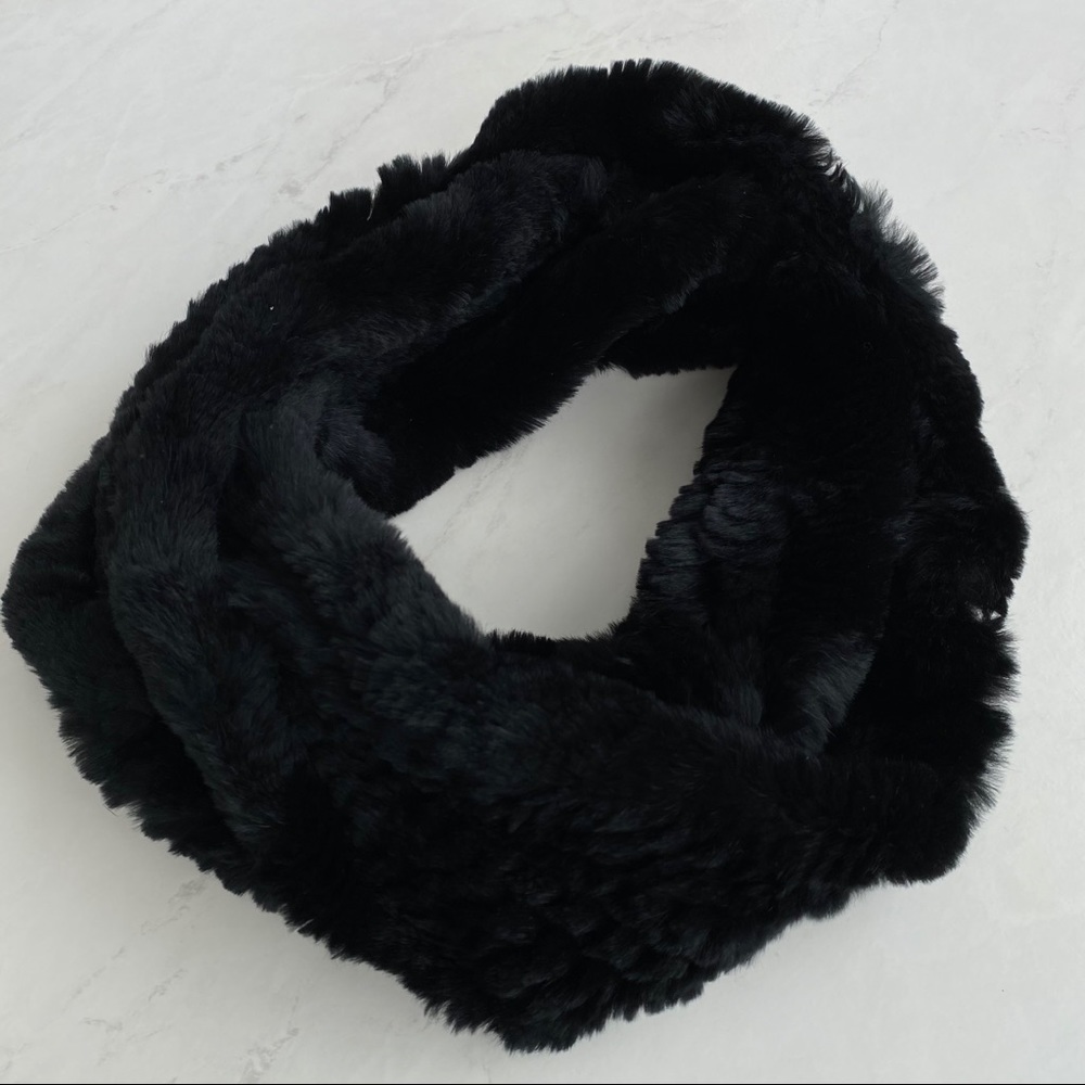 Fox Fur Infinity Scarf